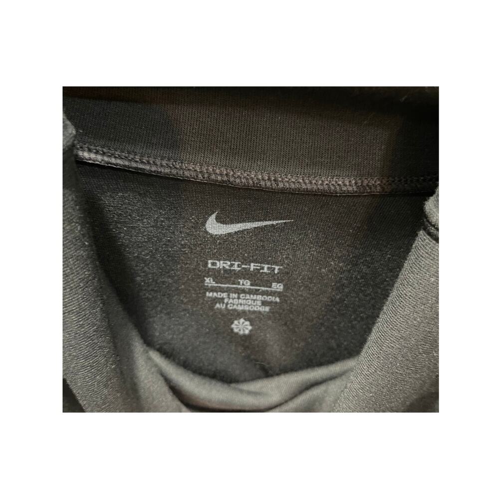 Nike Maternity Reversible Dri-Fit Pullover Black XL Long Sleeve Nursing Gym - Picture 6 of 9